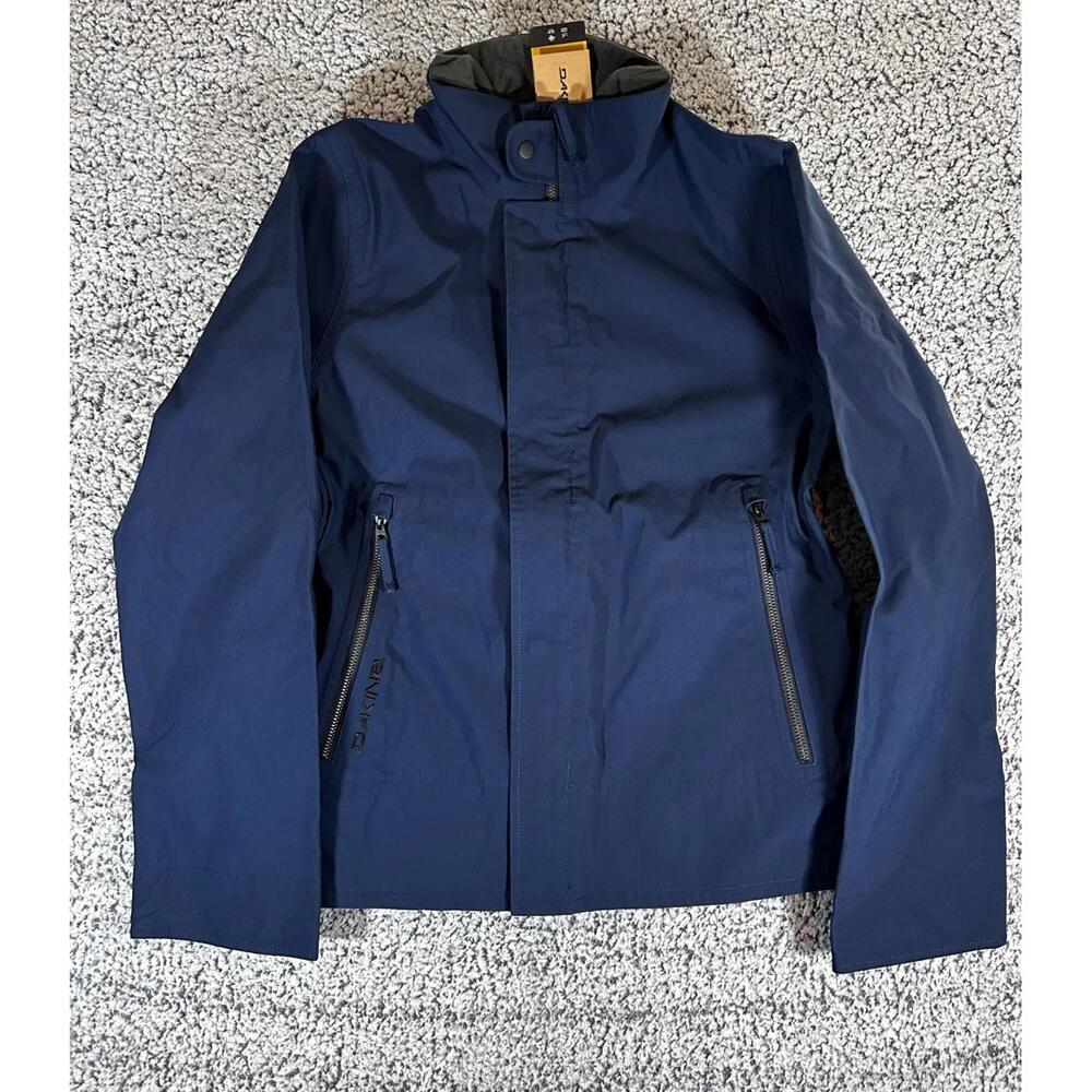 Dakine A-1 Jacket Medium Deep Navy Blue Waterproof Ski Snow Jacket Pit Vents NEW